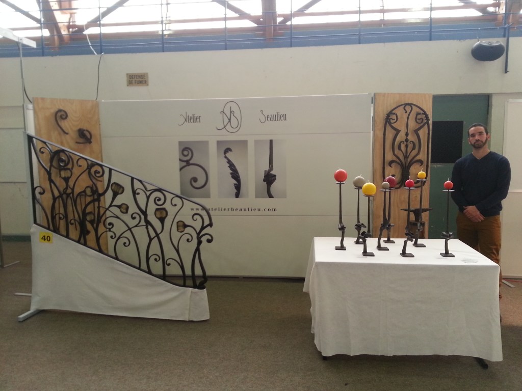 Stand au salon d'art, artisanat et gastronomie à Cormeilles-en-Parisis